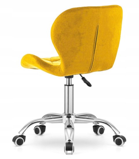 Krzesło obrotowe VASTO OFFICE VELVET MUSTARD