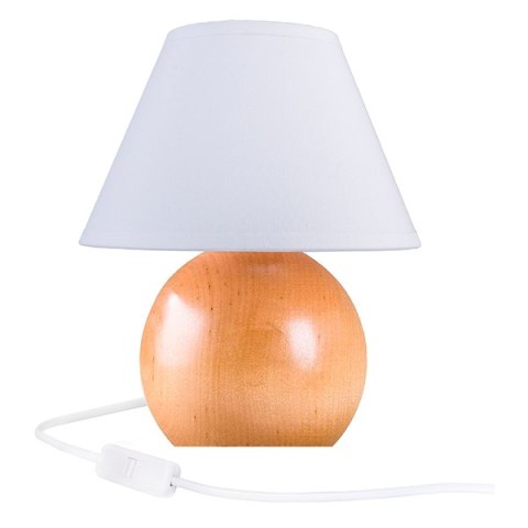 Lampa stołowa Kula buk naturalny