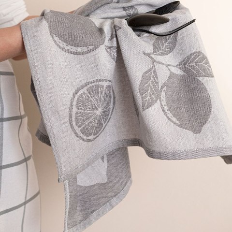 CYTRYNKA Ścierka kuchenna, rozmiar 50x70cm, kolor szary 001 (promocja)