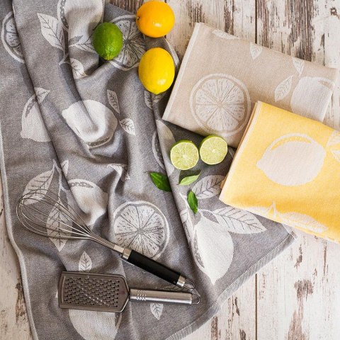 CYTRYNKA Ścierka kuchenna, rozmiar 50x70cm, kolor szary 001 (promocja)