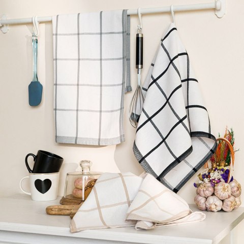 KRATKA Ścierka kuchenna, rozmiar 50x70cm, kolor szary 001 (promocja)