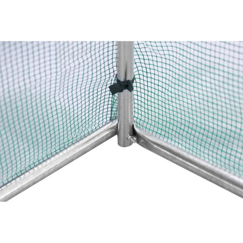 SZKLARNIA TUNEL OGRODOWY 300x600x200CM PE KONSTRUKCJA STAL ZIELONY