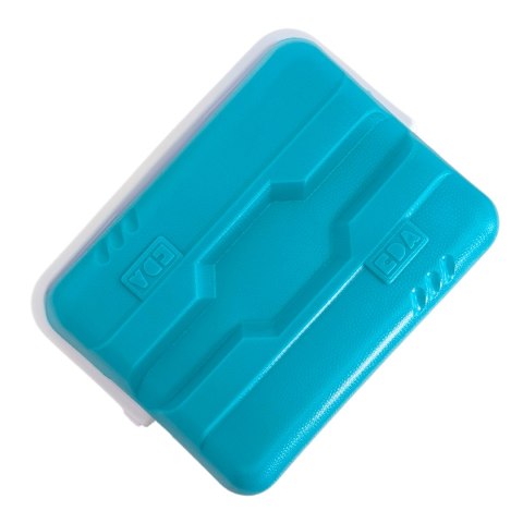 Lodówka turystyczna 15L KAMAI EDA na wkłady mrożące, niebieska z białą rączką