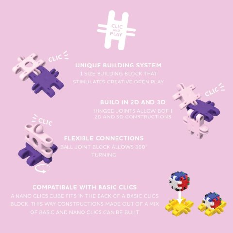 Nano Clics 5w1 - Fantastyczni Konstruktorzy - 250 el.