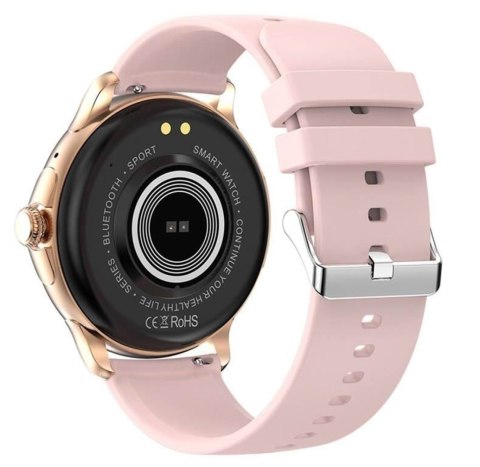 Smartwatch Damski Rubicon RNCF35 ROSE GOLD Bransoleta + Pasek Pink