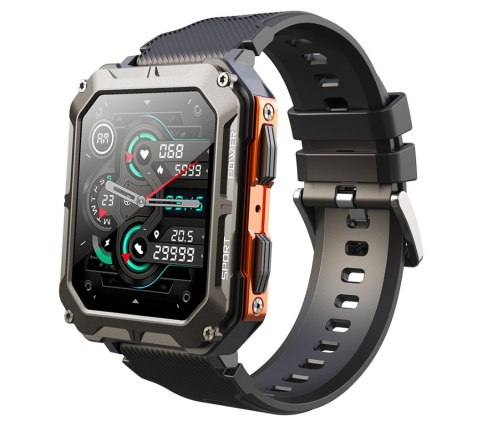 Smartwatch Męski Rubicon RNCF27 BLACK/ORANGE