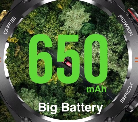 Smartwatch Męski Rubicon RNCF37-1 GPS BLACK