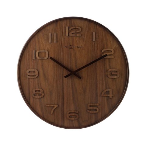Zegar NeXtime 3095 BR 'Wood Wood Big'