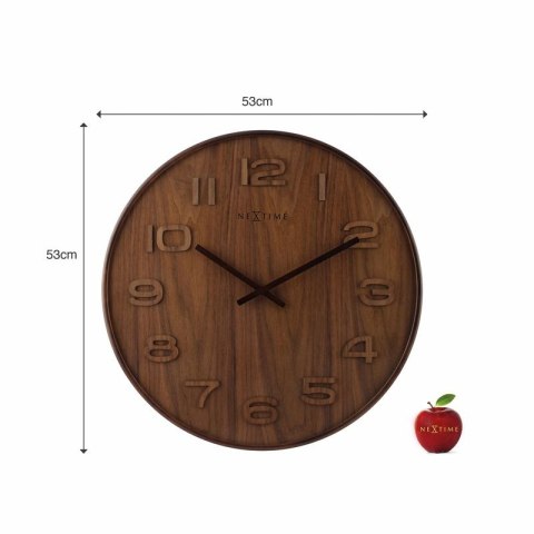 Zegar NeXtime 3095 BR 'Wood Wood Big'