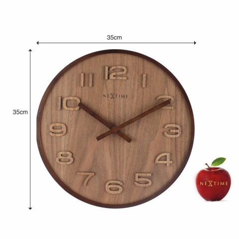 Zegar NeXtime 3096 BR 'Wood Wood Medium'