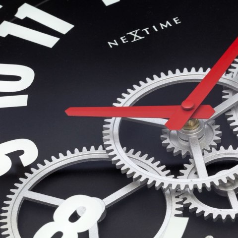 Zegar NeXtime 3259 ZW 'Modern Gear Clock'