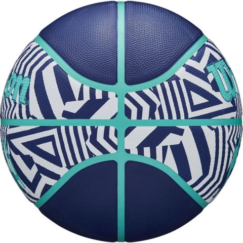 PIŁKA DO KOSZYKÓWKI WILSON NBA DRV PLUS DAZZLE CAMO BSKT INDIGO R.6