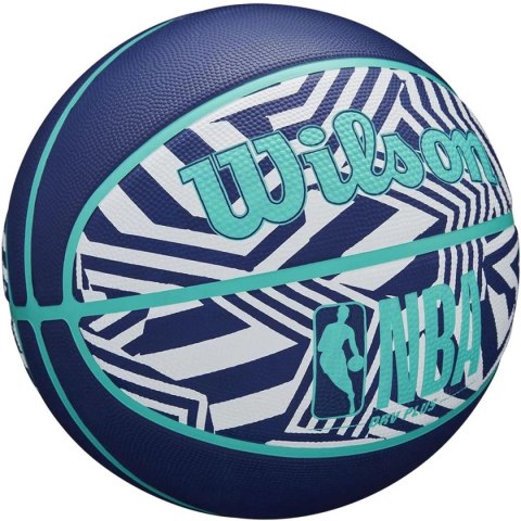 PIŁKA DO KOSZYKÓWKI WILSON NBA DRV PLUS DAZZLE CAMO BSKT INDIGO R.7