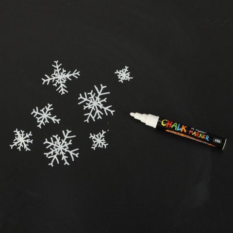 Markery kredowe pisaki do szyb tablic potykaczy cenówek zmywalne 8szt