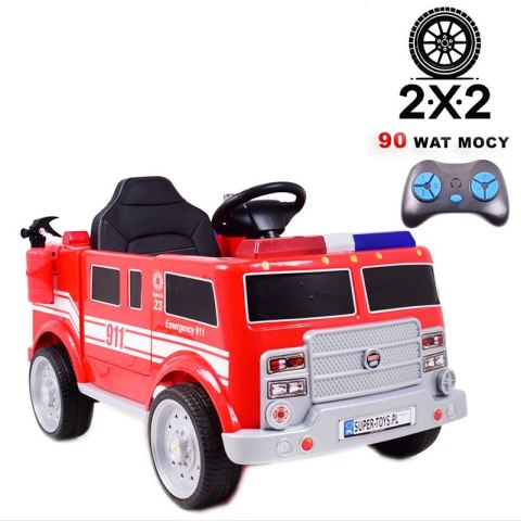 STRAŻ POŻARNA NA AKUMULATOR Z GAŚNICĄ I KOGUTAMI/P17