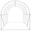 SZKLARNIA TUNEL OGRODOWY 200X300X200CM PE KONTRUKCJA STAL BIAŁA