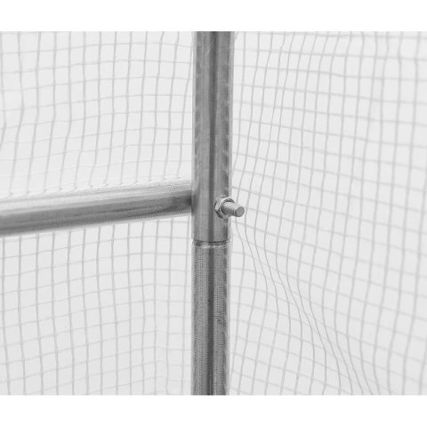 SZKLARNIA TUNEL OGRODOWY 200X300X200CM PE KONTRUKCJA STAL BIAŁA