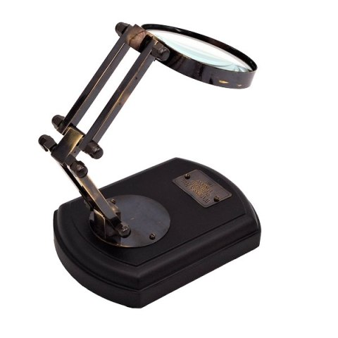 Lupa na drewnianej podstawie z możliwością regulacji - MFS312/4