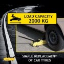 PODNOŚNIK SAMOCHODOWY LEWAREK HYDRAULICZNY ŻABA DUNLOP 2000KG