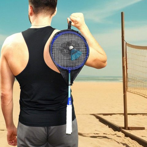 ZESTAW DO BADMINTONA W POKROWCU NAVY BLUE ENERO 105