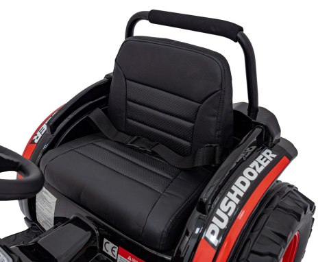 Koparka Traktor na akumulator dla dzieci Czerwony + Ruchome Ramię Łyżka + Pilot + Wolny Start + Radio FM + LED