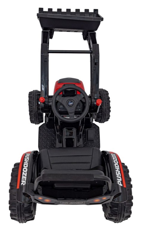 Koparka Traktor na akumulator dla dzieci Czerwony + Ruchome Ramię Łyżka + Pilot + Wolny Start + Radio FM + LED
