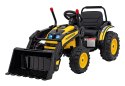 Koparka Traktor na akumulator dla dzieci Żółty + Ruchome Ramię Łyżka + Pilot + Wolny Start + Radio FM + LED