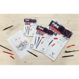 Blok papieru Biały Gładki A6 250g 15 ark