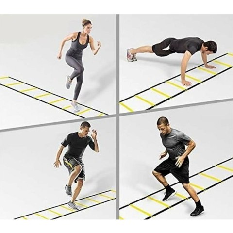 DRABINKA SPRAWNOŚCIOWA 4M Z REGULOWANĄ ZAPINKĄ DUNLOP