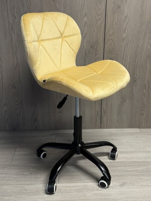 Krzesło obrotowe VASTO OFFICE VELVET BEIGE SMOKE