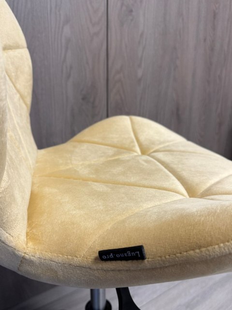 Krzesło obrotowe VASTO OFFICE VELVET BEIGE SMOKE