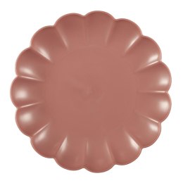 Talerz deserowy Iris 20,5cm różowy