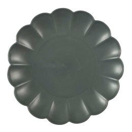 Talerz deserowy Iris 20,5cm szary ciemny