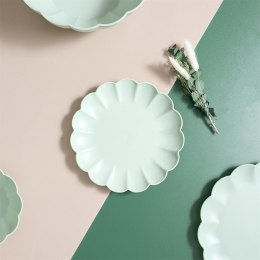 Talerz deserowy Iris 20,5cm zielony jasny