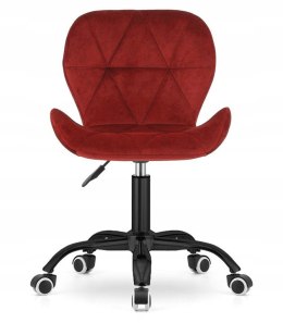 Krzesło obrotowe VASTO OFFICE VELVET BURGUNDY SMOKE
