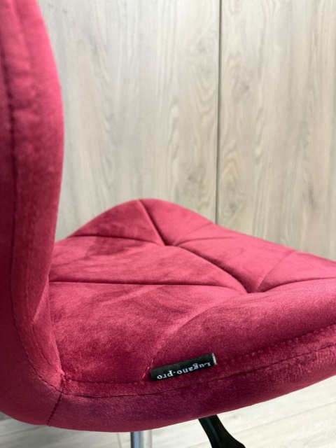 Krzesło obrotowe VASTO OFFICE VELVET BURGUNDY