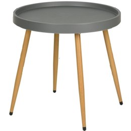 ZESTAW MEBLI BALKONOWYCH STÓŁ I 2 KRZESŁA SZARY