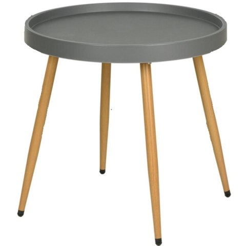 ZESTAW MEBLI BALKONOWYCH STÓŁ I 2 KRZESŁA SZARY