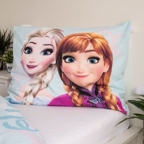 Pościel bawełna 140x200+1p70x90 Kraina Lodu niebieki