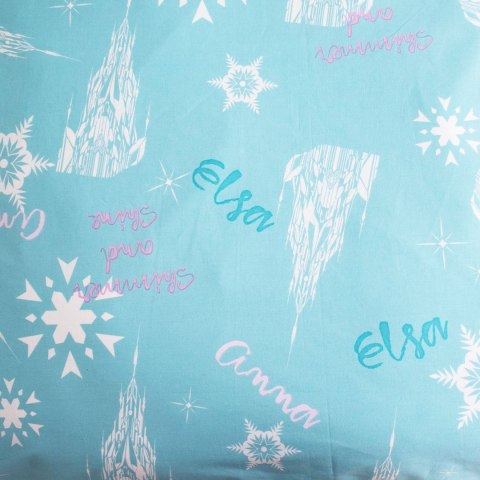 Pościel bawełna 140x200+1p70x90 Kraina Lodu niebieki