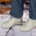 Nakładki przeciwdeszczowe na buty ochraniacze nieprzemakalne przeciwdeszczowe kalosze M szare roz. 35-38