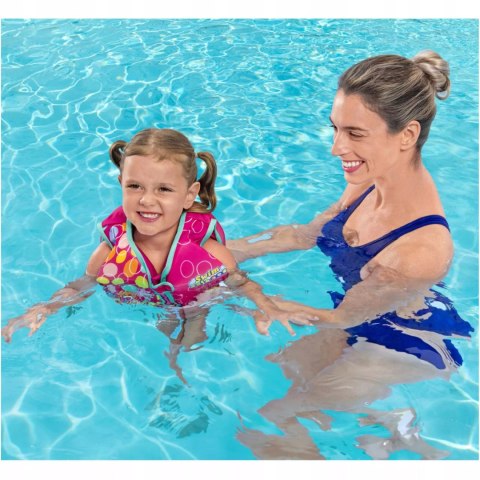 Kamizelka do nauki pływania pianka rozmiar M/L różowy Bestway 32177R