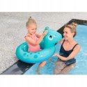 Kółko koło dmuchane do pływania 3-6 lat niebieski hipopotam Bestway 36464N