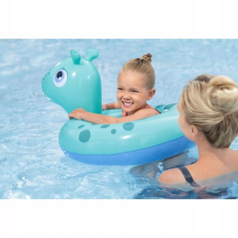 Kółko koło dmuchane do pływania 3-6 lat niebieski hipopotam Bestway 36464N