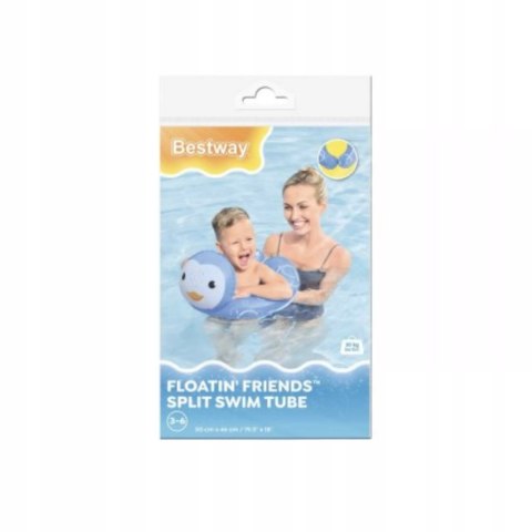 Kółko koło dmuchane do pływania dla dzieci 3-6 lat pingwin Bestway 36405P