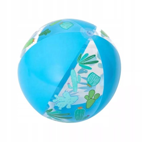 Piłka plażowa dmuchana niebieski kaktus Bestway 31036N