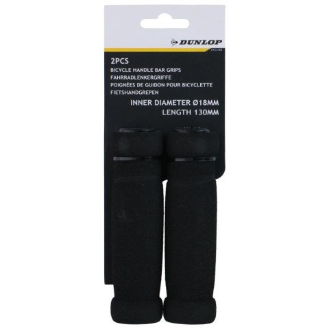 CHWYTY RĄCZKI GRIPY KIEROWNICY PROFILOWANE 128MM DUNLOP