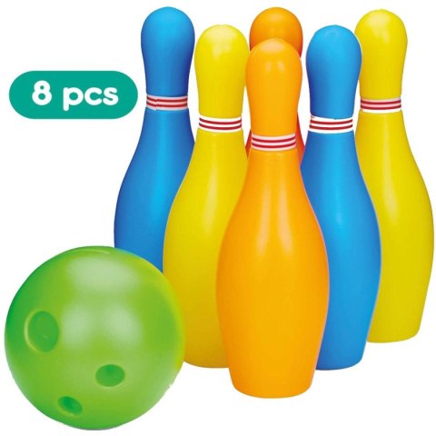 KRĘGLE OGRODOWE GIGANT WYSOKOŚĆ 19,5CM 8 ELEMENTÓW