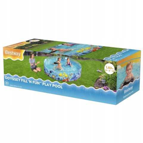 Basen rozporowy ogrodowy dla dzieci 183x38cm Bestway 55030