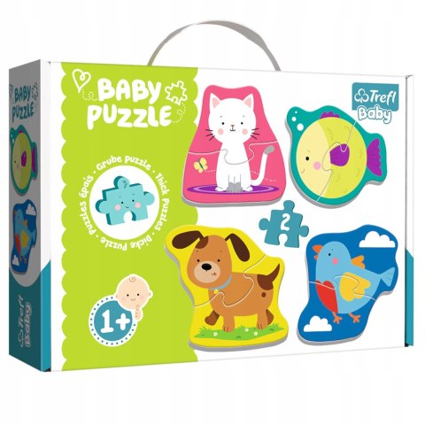 Puzzle Baby classic zwierzątka domowe Trefl 36074